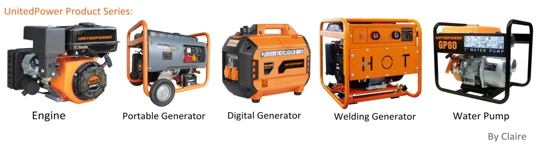 2000W 2kw Super Silent Fuel-Efficient AC+DC+USB Camping Outdoor CE Euro-V & EPA Portable Pure Sine Wave Gasoline Inverter Generator